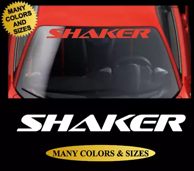 $17.99 • Buy Windshield Window Banner Vinyl Decal Sticker Shaker For Fit Dodge Challenger
