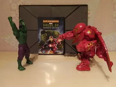 Marvels Showdown  Hulk Buster Iron Man Vs The Hulk Action Figures Set. • £7