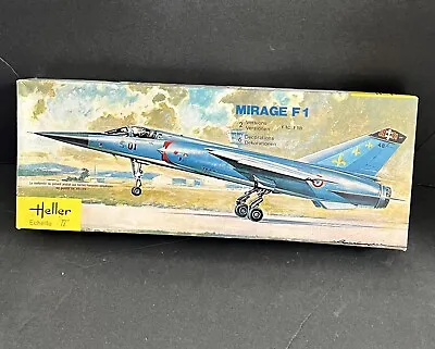 Vintage Heller Mirage F1  1978 1/72 Unassembled • $49