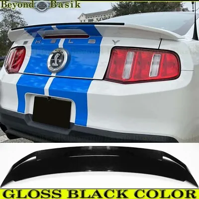 2010-2014 Ford Mustang GT500 Shelby Style Rear Trunk Spoiler Wing GLOSS BLACK • $584.99