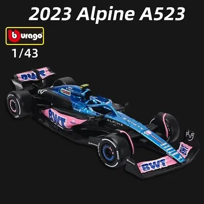 2023 F1 Pierre Gasly Alpine F1 Renault Racing A523 Diecast Car Model 1:43 Scale • $29.89