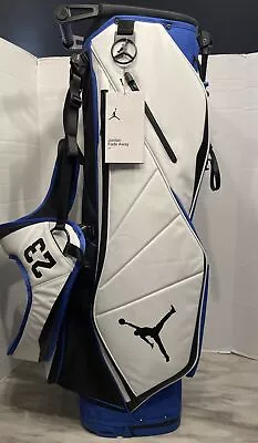 Nike Air Jordan 23 Fadeaway 6 Way Golf Bag Varsity Royal White And Black • $299.99