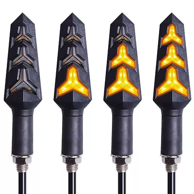 4X Motorcycle LED Turn Signals Blinker Light Indicator For Honda Yamaha Kawasaki • $16.95