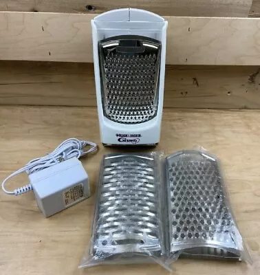 Black & Decker Gizmo Cordless Rechargeable Electric Cheese Grater/3 Blades GG200 • $25.99