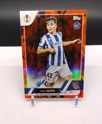 Pablo Marin 2022-23 Topps UEFA RC Europa League INFERNO RED  #145 Real Sociedad • $3