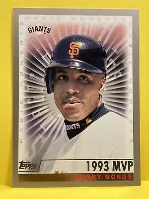 2000 Topps - Barry Bonds #476 Magic Moments 1993 MVP • $0.99