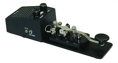 MFJ-557 Deluxe Morse Code Practice Oscillator Straight Key W/ Volume Control • $85.45