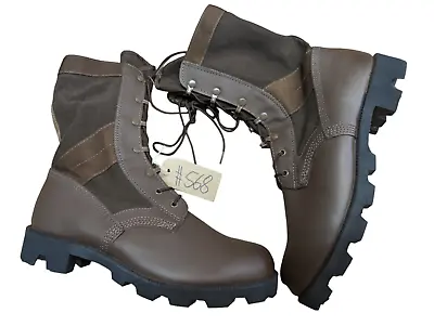 NEW WELLCO WP Army Issue Brown Combat Jungle Boots Size 10M UK #568 • $106.28