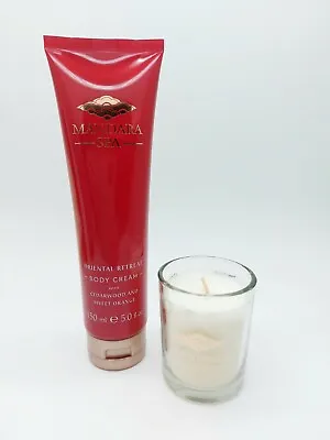 Mandara Spa Oriental Retreat Body Lotion Cedarwood/Sweet Orange 150ml + Candle  • £34