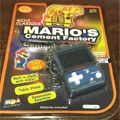 Nintendo Mini Classics Mario's C.F.  Cement Factory Keychain Retro Game Watch • $399