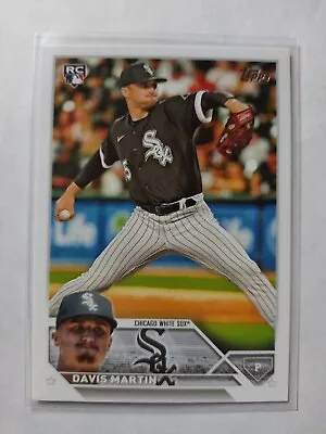 Davis Martin 2023 Topps Series 1 #188 Advanced Stats #/300 White Sox RC Rookie! • $10.95