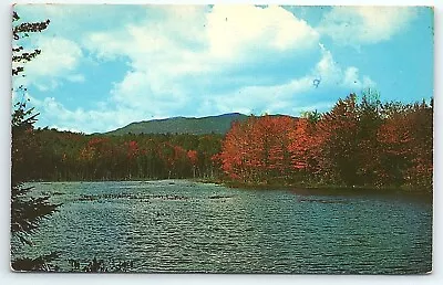 Mt Monadnock Jaffrey New Hampshire NH 1978 Chrome Thorndike Pond Fall Colors • $6.88