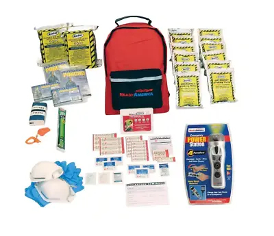 2 Person 3 Day Basic Emergency Kit With Backpack First Aid Food Water Car Kit • $122