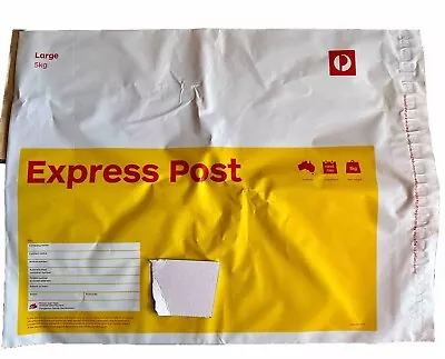 10x Genuine AUSPOST EXPRESS Post EXTRA LARGE Satchel Prepaid Bag 5kg *OLD DESIGN • $219.99