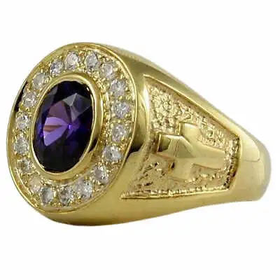 $204 • Buy Yellow Gold Oval Bishop Ring