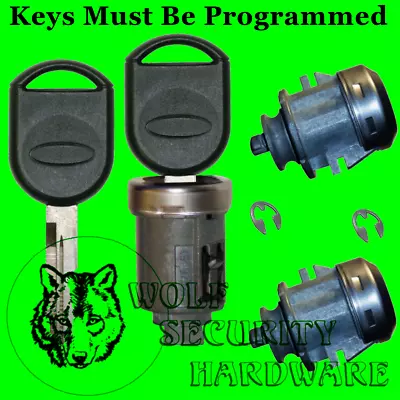 F150 F250 F350 Superduty Ignition Switch Lock Cylinder Door Tailgate Set 2 Keys • $133.24