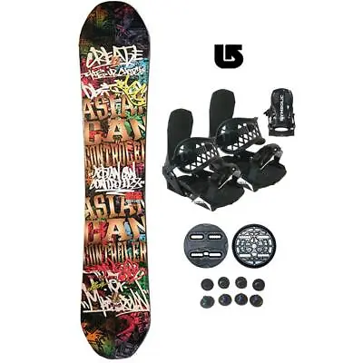 153cm ACC Casino Snowboard And Bindings L-XL Package Set +Burton Decal AC14 NEW • $249.99