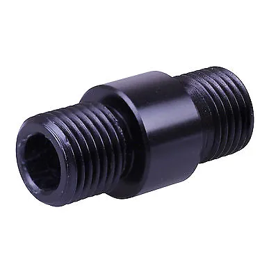 SILENCER ADAPTOR 1/2 UNF Male/Male Air Arms S510 TX200 HC Falcon Airgun Rifle Al • £6.39