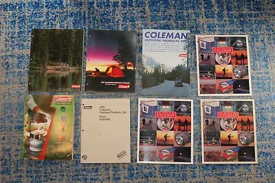 Lot Of 8 Vintage Coleman Lantern And Stove Product Catalogs & Brochures • $44.99