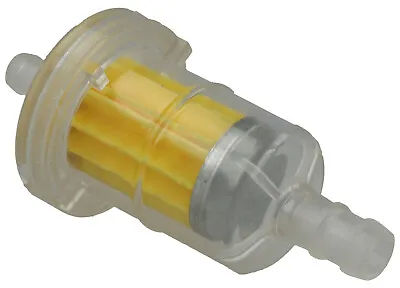 Inline Fuel Filter Fits Many Lawnmower & Applications. Fits 6mm / 7mm Id Pipe • £6.55