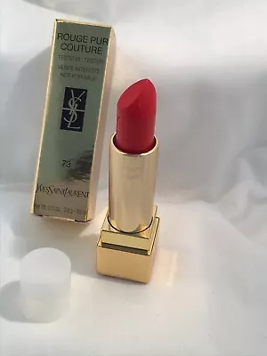 YSL Rouge Pur Couture Rhythm Red #73 Full Size  Sample Lipstick NEW • £14.99