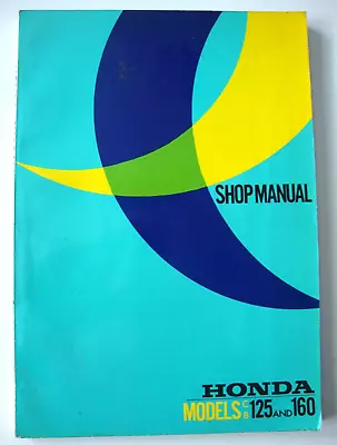 1965-1969 Honda CB160 SPORT 160 TWIN CB125 OEM Shop/Repair Manual NICE!!! • $49.98