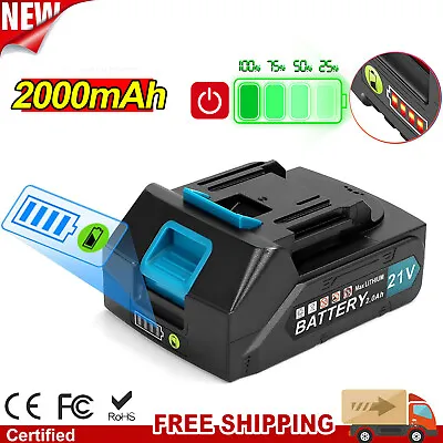 2.0Ah Replace For Makita 18-21V Battery High Capcaity Compatible Lithium Battery • $20.99