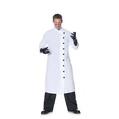 It's Alive Costume Adult Men Mad Scientist Doctor White Lab Coat Jacket Plus XXL • $31.95