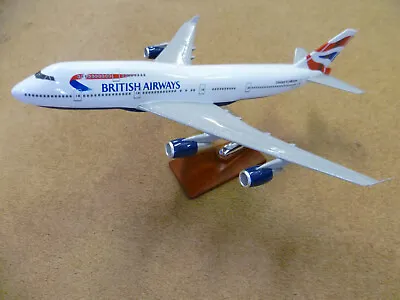 45cm BA British Airways Boeing 747 Metal Plane Model Aircraft Airline Airways UK • £59.99