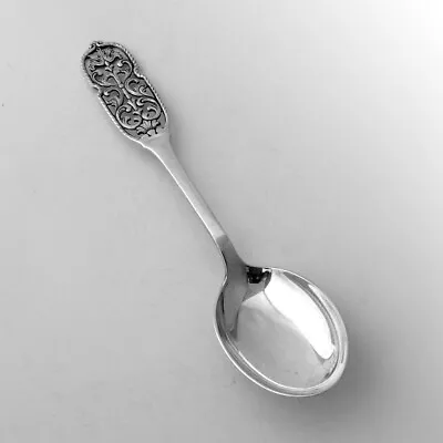 Norwegian Openwork Serving Spoon Magnus Aase 830 Silver • $84