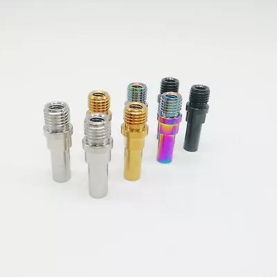 $13.59 • Buy 2pcs Bicycle V-Brake Bosses Posts Titanium Ti M10x1.25mm Bolts Bike Fixed Gears