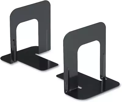 Universal Economy Bookends Nonskid 4 3/4 X 5 1/4 X 5 Inches Heavy Gauge Steel • $12.01