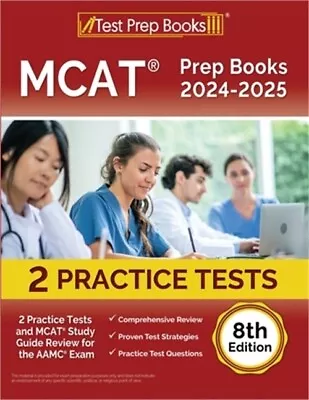 MCAT Prep Books 2024-2025: 2 Practice Tests And MCAT Study Guide Review For The • $50.30