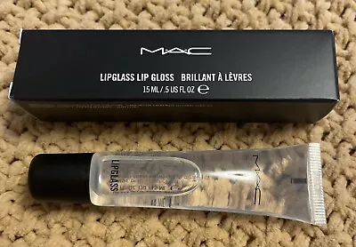 MAC Lipglass Lipgloss Pro Longwear Gloss - Clear - Full Size .5 Oz NWOB • $18