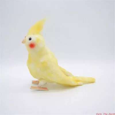 Simulation Cockatiel Parrot Doll Cockatiel Parrot Bird Plush Stuffed Animal Toy • $9.90