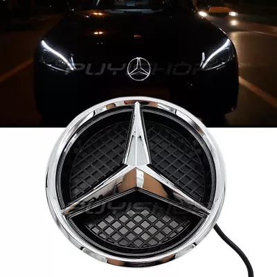 Motors Led Grill Badge Emblem Logo Light For Mercedes Benz E C CLA Twist Type • $45.99