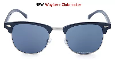 Retro Black Classic Club Wayfay 80s Classic Style Mens Womens Sunnies Sunglasses • $14.95