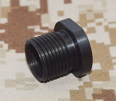 5/8x24 To 3/4x16 Barrel Thread Adapter Made In USA .308 Free Shipping Black 4076 • $14.95