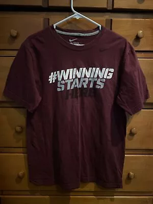 Winning Starts Here Nike Texas A&M / Mississippi State T Shirt Size Mens L (e) • $19.26