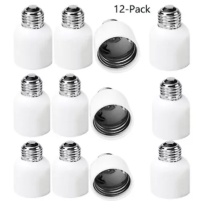 JACKYLED E26/E27 To E39/E40 Adapter Mogul Light Bulb Base Light Sockets 12-Pack • $31.74