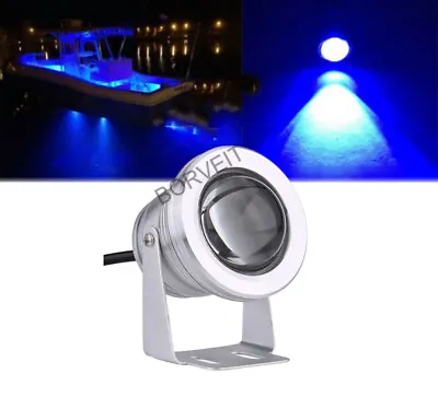 2x Universal IP65 LED Spreader Marine Flood Light Waterproof Boat Yacht Blue • $26.49