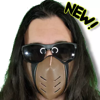 Brown Mortal Kombat Ninja Face Mask Cover Cosplay Costume Halloween Sub Zero USA • $12.98