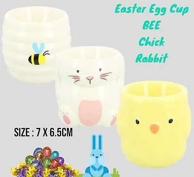 Easter Egg Cup - Rabbit/Bee/Chick This Cute Little Egg Cup With Bunny Design • £6.15