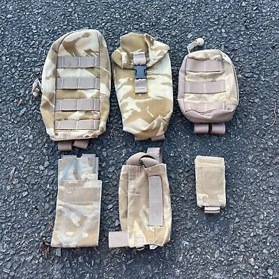 British Army Surplus Issue Aircrew Survival Tac Vest Desert DPM MOLLE Pouches • $17.72