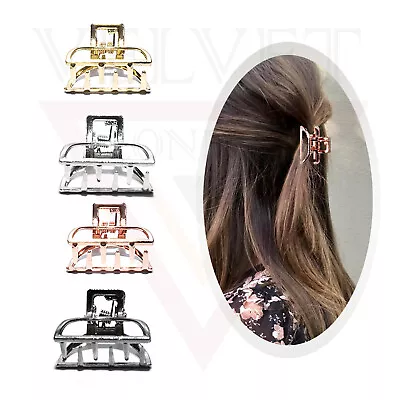 Hair Claw Metal Mini Hair Jaw Clips Hair Clamp Women Girls Hair Accessories UK • £3.65