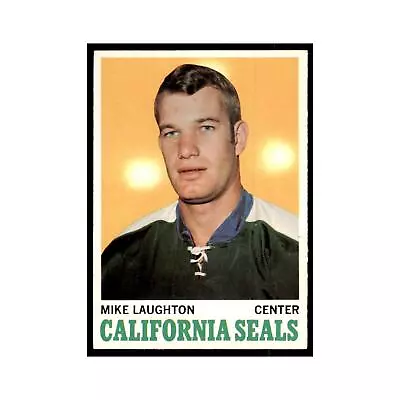 1970 Topps Mike Laughton California Golden Seals #74 • $5