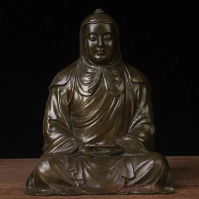 12'' China Great Monk Hsuan Tsang Buddha Bronze Statue • $730.80