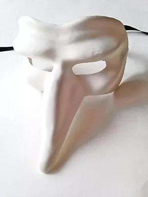  Blank Mask To Decorate Capitano Blank Venetian Masks Nose • $24.95