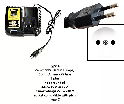 Dewalt DCB115-B2 Genuine 12-20V Max Lithium Ion Battery Charger Type C Plug Asia • $19.99