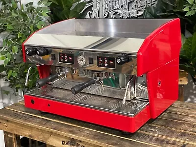 Wega Atlas 2 Group Red Espresso Coffee Machine Commercial Cafe Barista Beans Cup • $2950